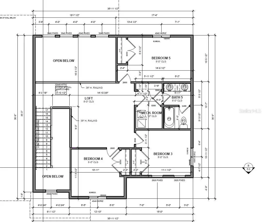 Edgeworth 2nd Floor Plan