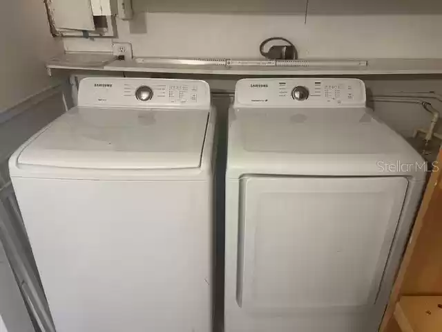 Inside laundry room