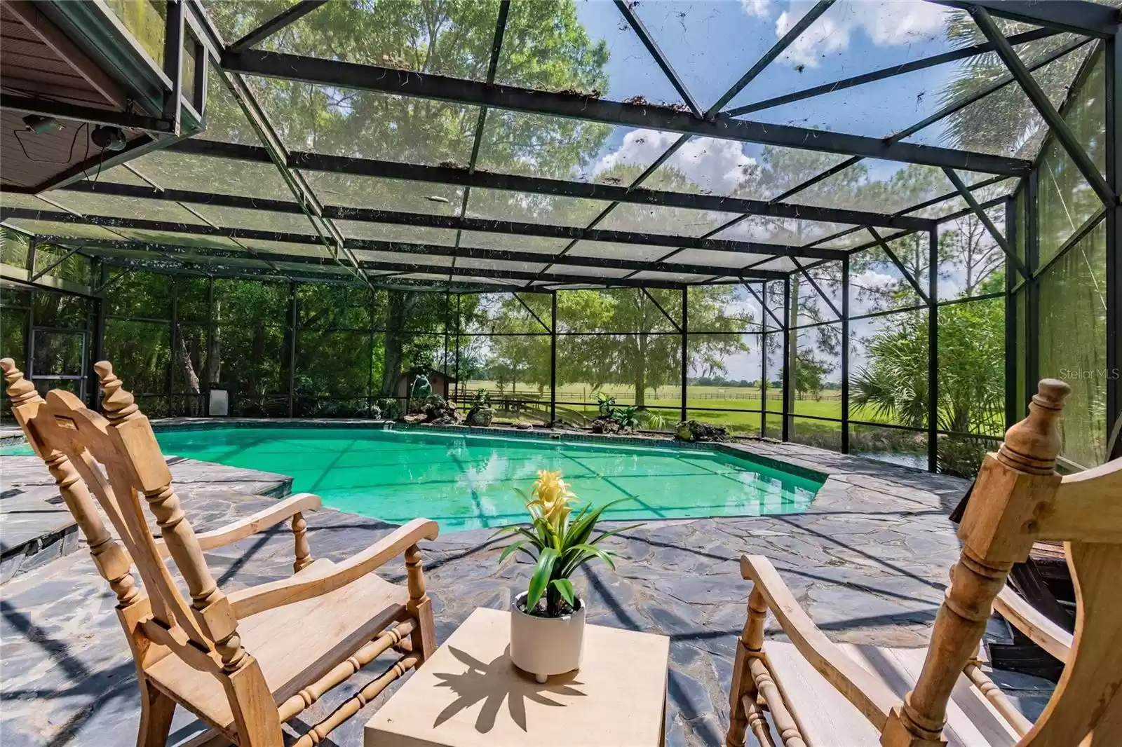 Covered lanai is perfect for entertaining and grilling with friends and family.
