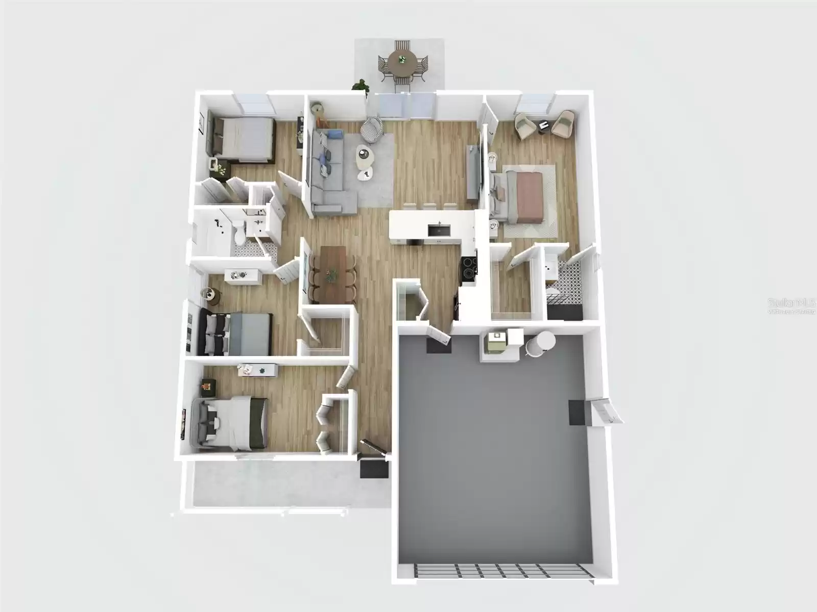 Layout of home (Virtually Staged)